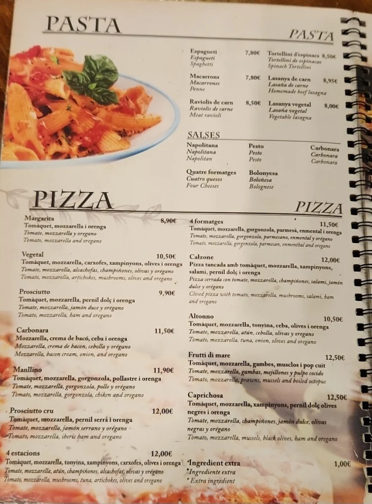 Restaurant Colom menu 10