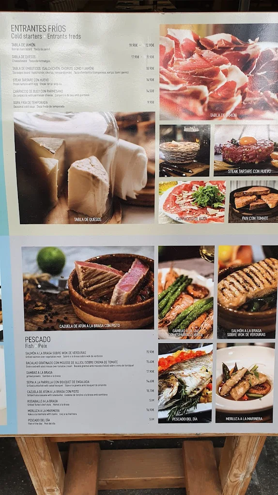 Restaurant Colom menu 1