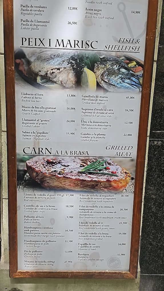 Restaurant Colom menu 6