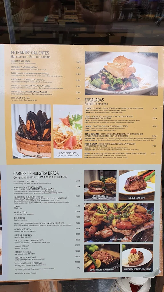 Restaurant Colom menu 3